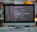 laptop screen filled with code